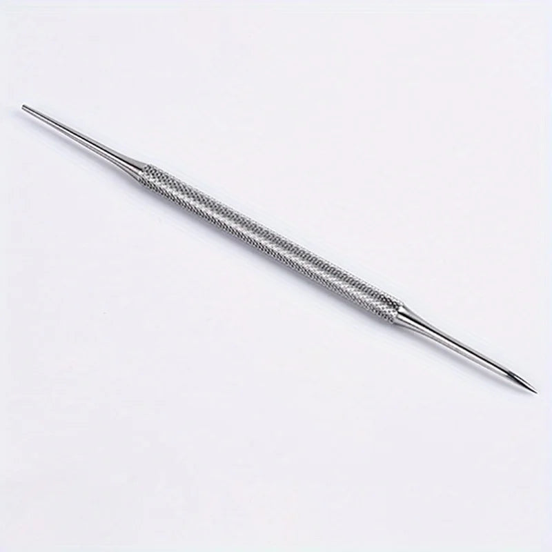 Stainless Steel Nail File & Nail Art Pen Tool | Manicure