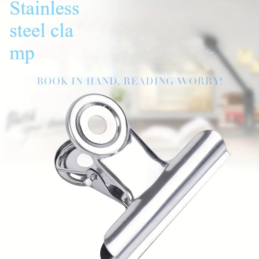 12-Pack Heavy Duty Stainless Steel Food Bag Sealers - Reusable and Multifunctional Sealing Clips Suitable for Kitchen, Office, School - Ideal Home Organizers and Storage Essentials | Modern Kitchen Accessories | Durable Struc Peaceful Pleasures Health and Wellness
