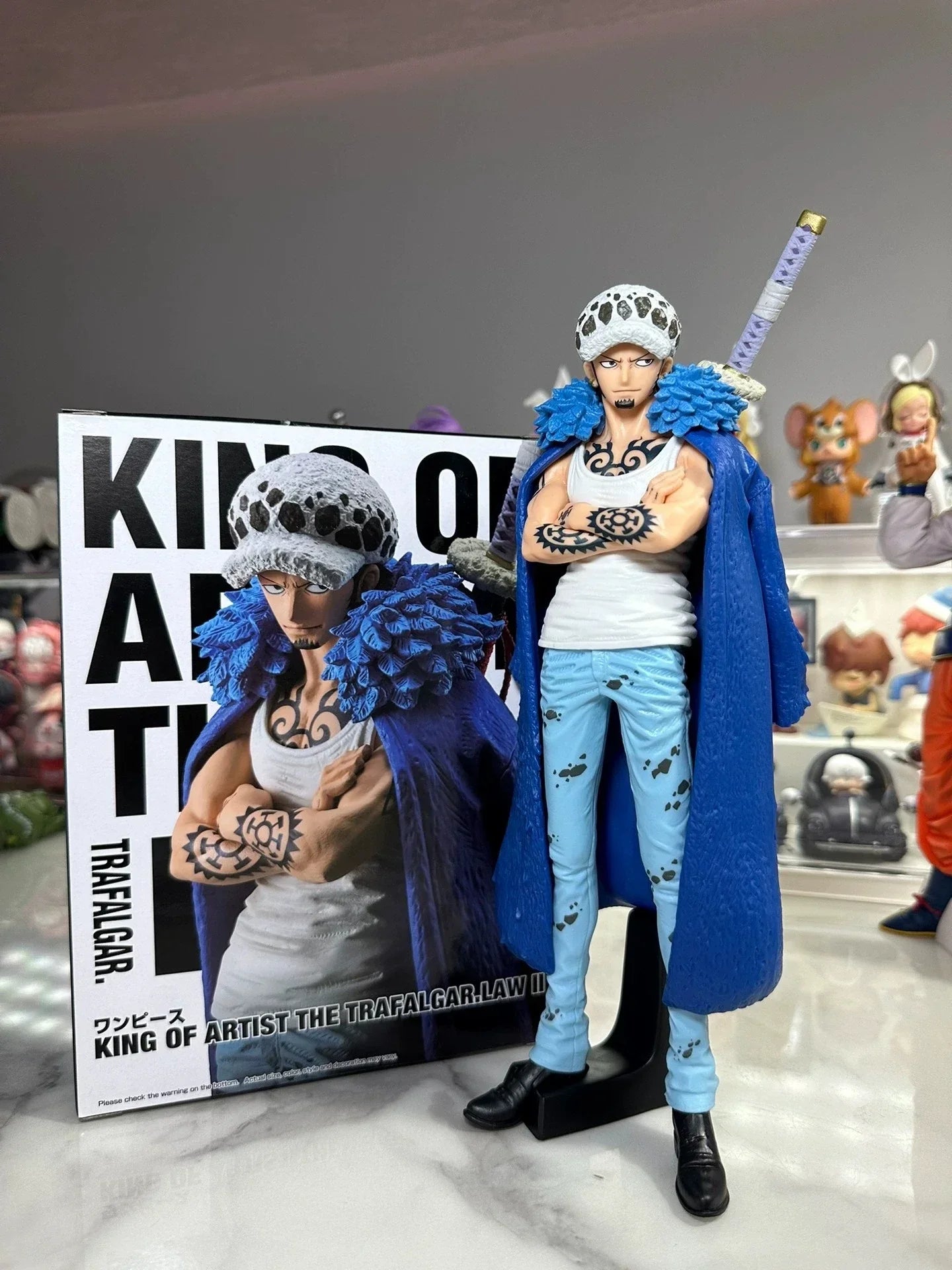 One Piece Trafalgar Law Battle Suit Anime GK Statue Figurine