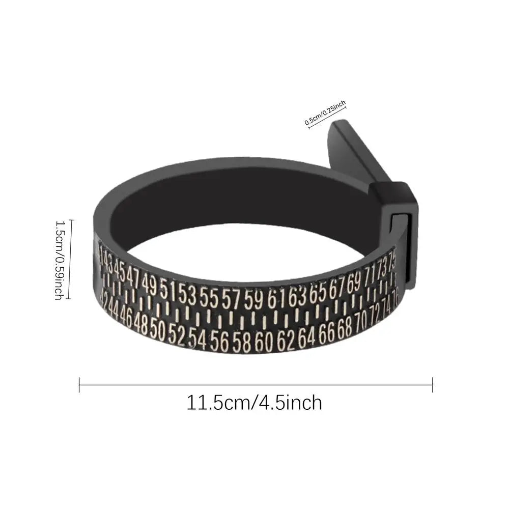 Ring Sizer Belt – UK US EU HK JP Finger Size Gauge Tool Jewelry Sizing Tool Peaceful Pleasures Health and Wellness Random color Odu
