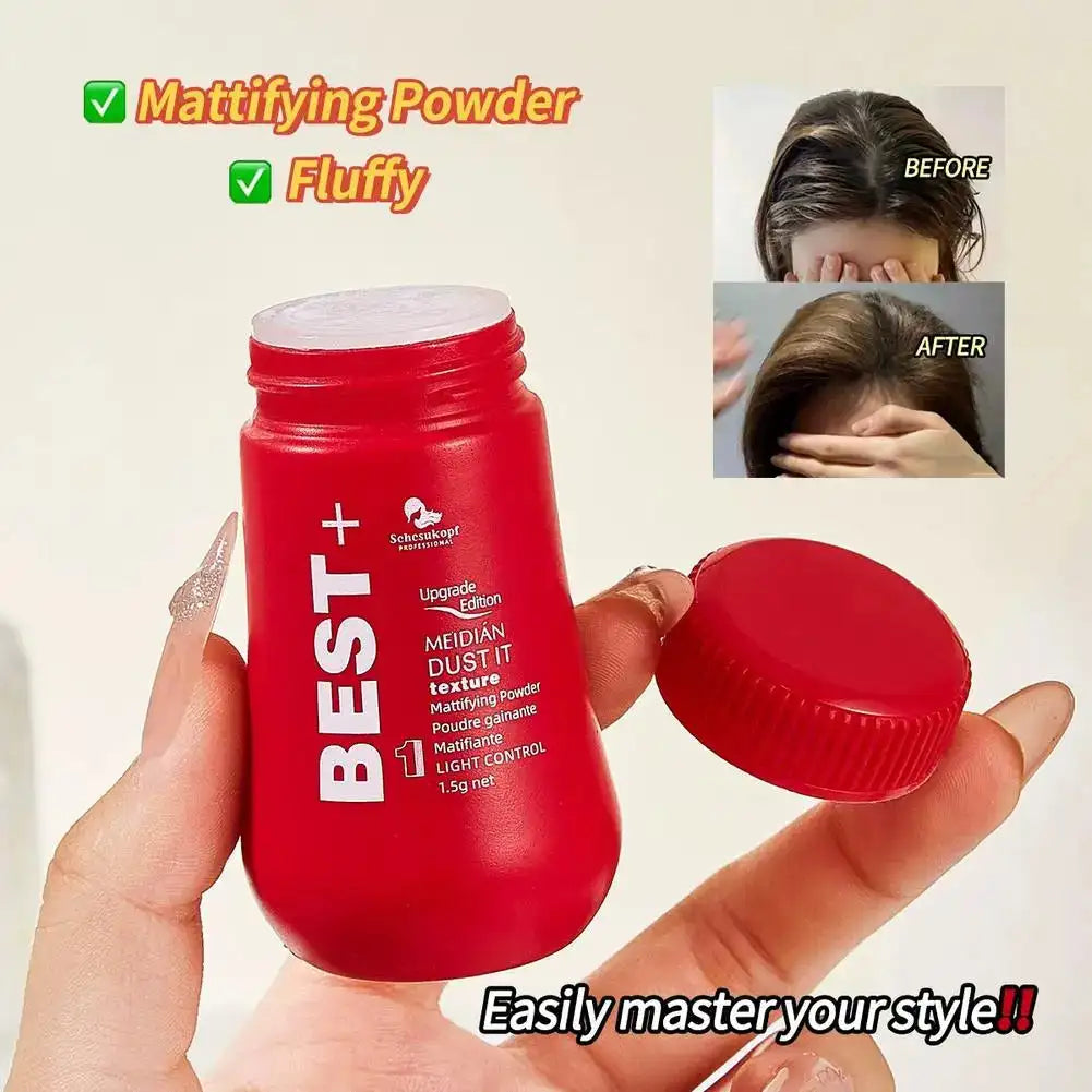1/2PCs Fluffy Hair Powder Hair Volumizer And Texture Powder Matte Powder Oil-absorbing Powder Men Women Hair Styling No-Wash Peaceful Pleasures Health and Wellness