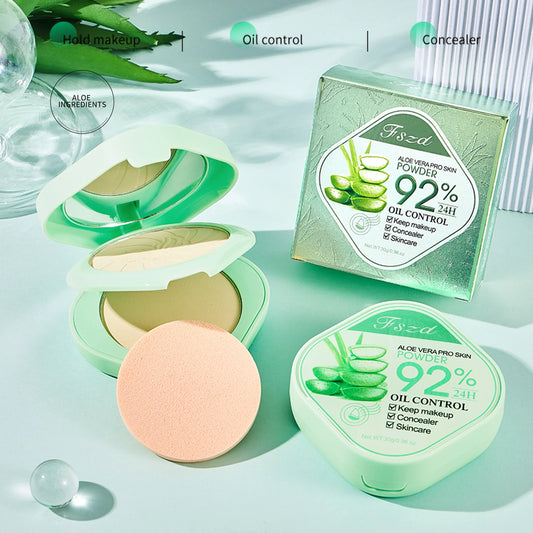 Aloe Vera Double Layer Powder for Lightweight Makeup Peaceful Pleasures Health and Wellness