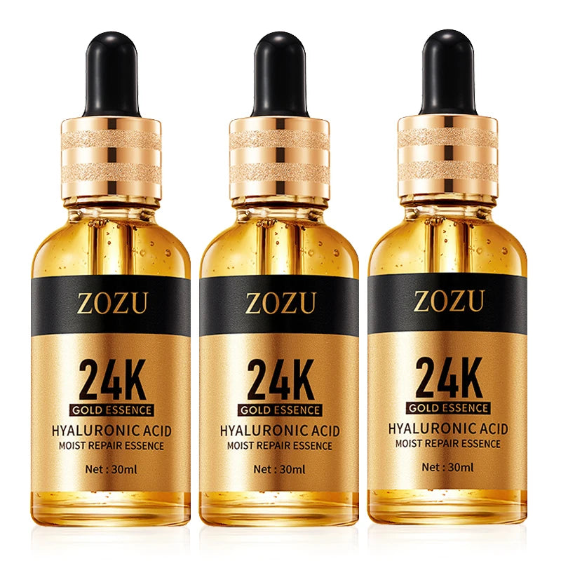 24K Gold Hyaluronic Acid Face Serum – Anti-Aging & Hydrating