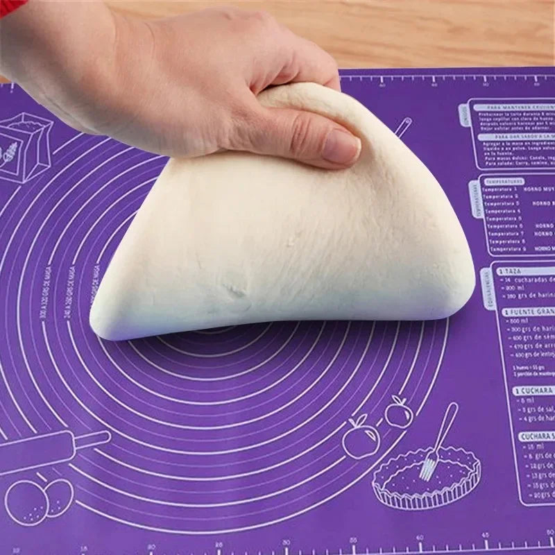Silicone Pastry Mat 45x60cm | Non-Stick Baking & Dough Mat