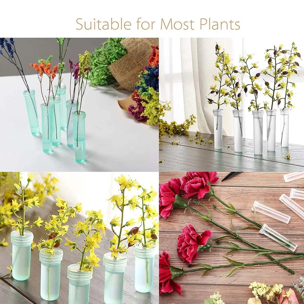 Floral Water Tubes for Fresh Flowers – 5, 10 or 20 Pack