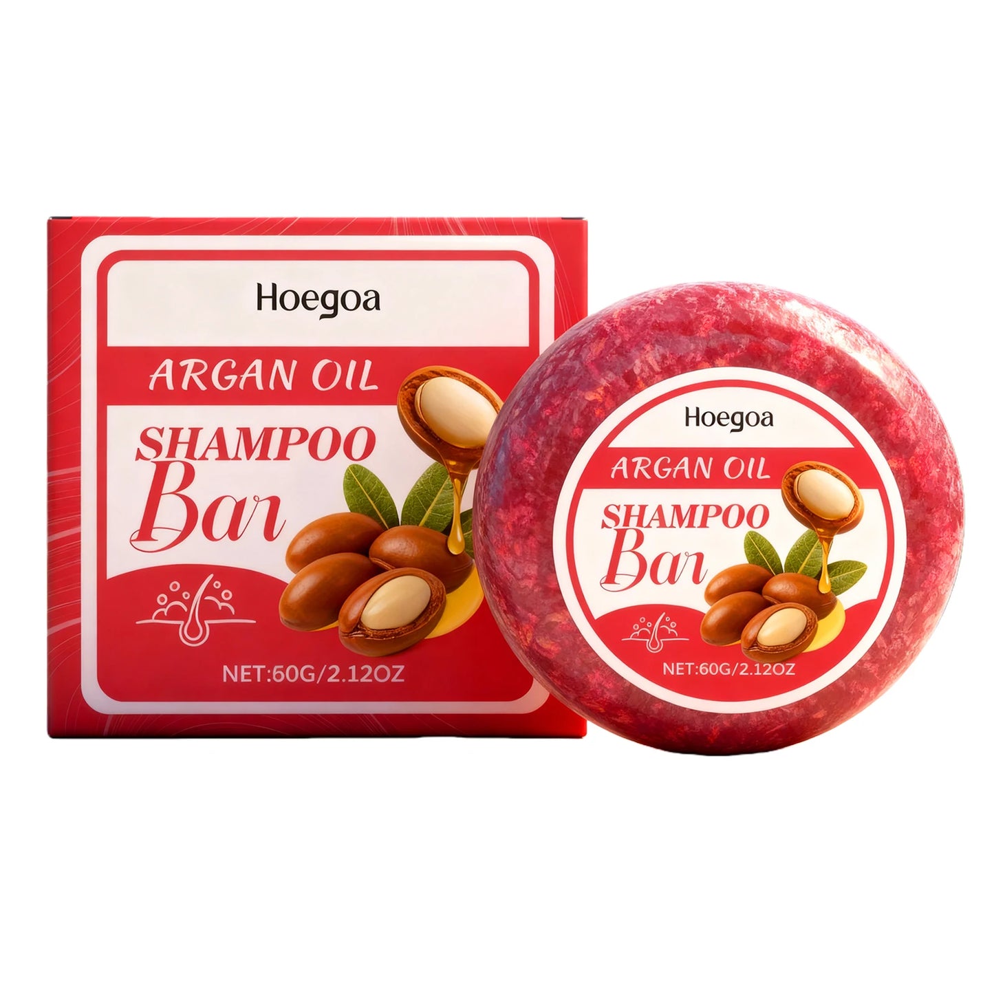 HOEGOA Shampoo Bar – Frizz Control, Repair & Hydration 60g