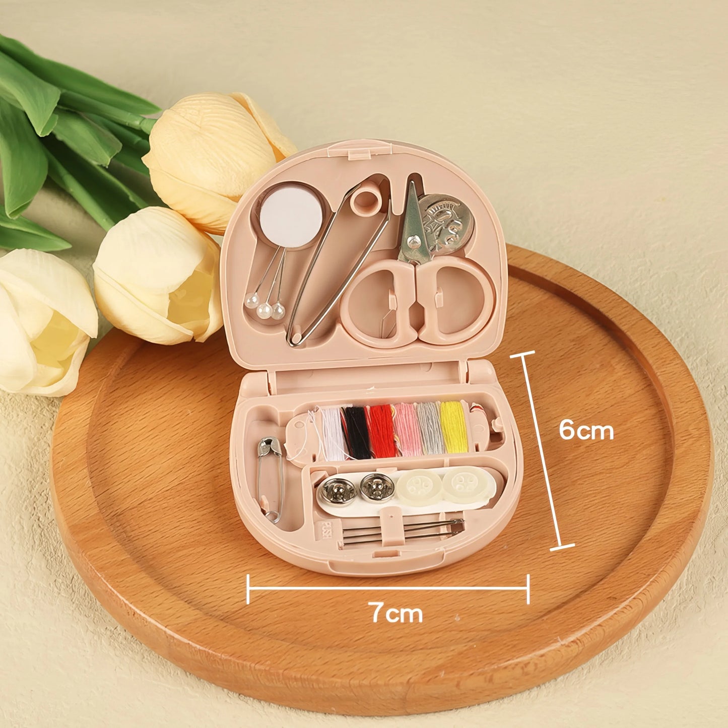 Pink Sewing Kit – Portable Complete Set for Home & Travel