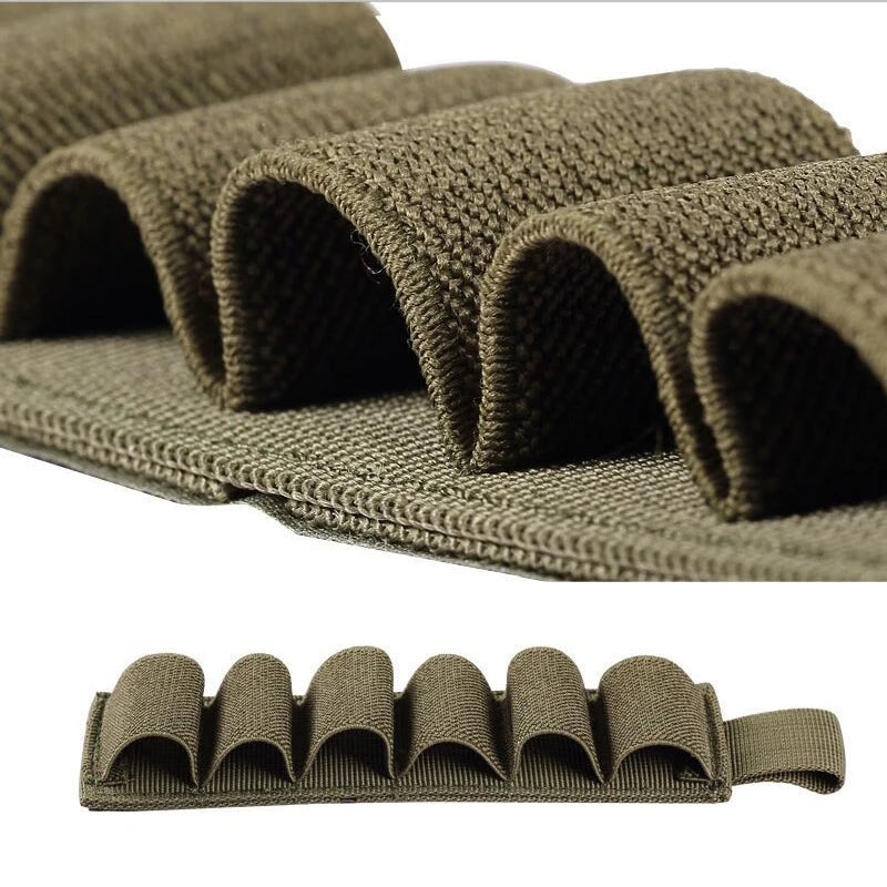 12 Gauge Shotgun Shell Holder – 6 Round Hook & Loop Strip