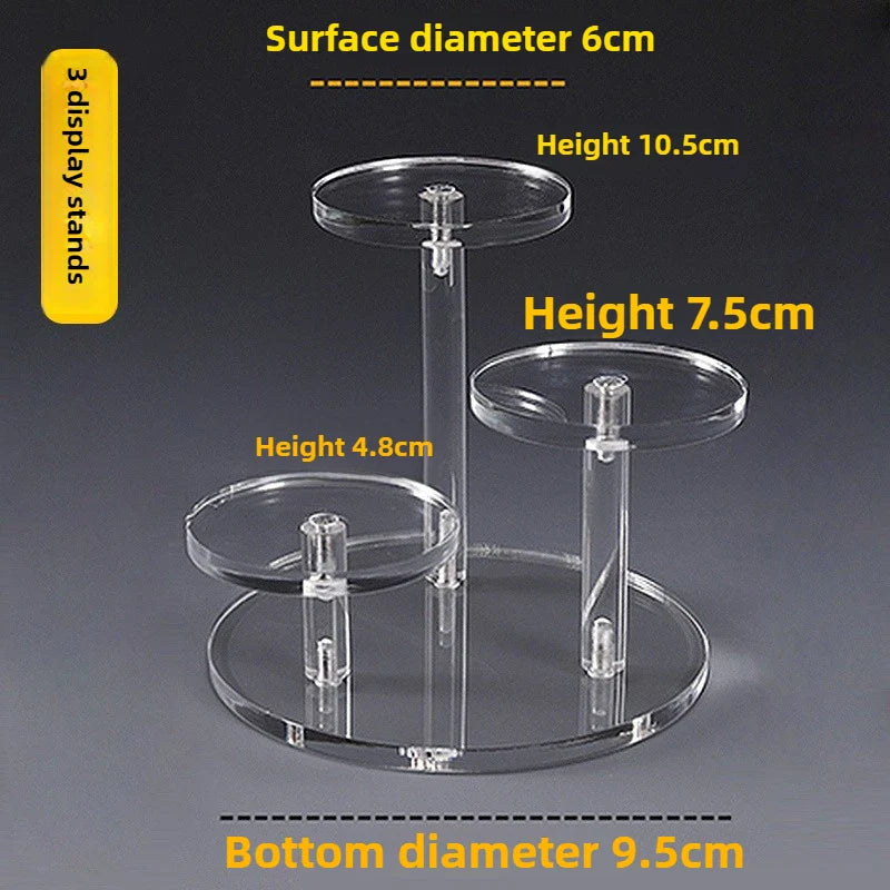 7-Tier Acrylic Step Shelf Display Stand – Cupcakes & Jewelry