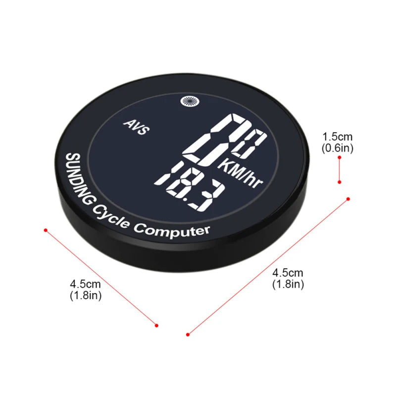 Wireless Bicycle Computer Waterproof Cycling Bike Speedometer Multi-functional Bicycle Odometer for Bike Handlebar and Stem Peaceful Pleasures Health and Wellness