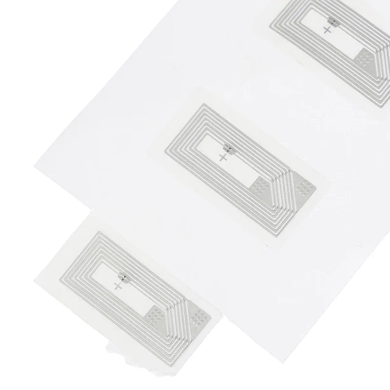 100-Pack NFC NTAG213 Sticker Tags 13.56MHz RFID Wet Inlay