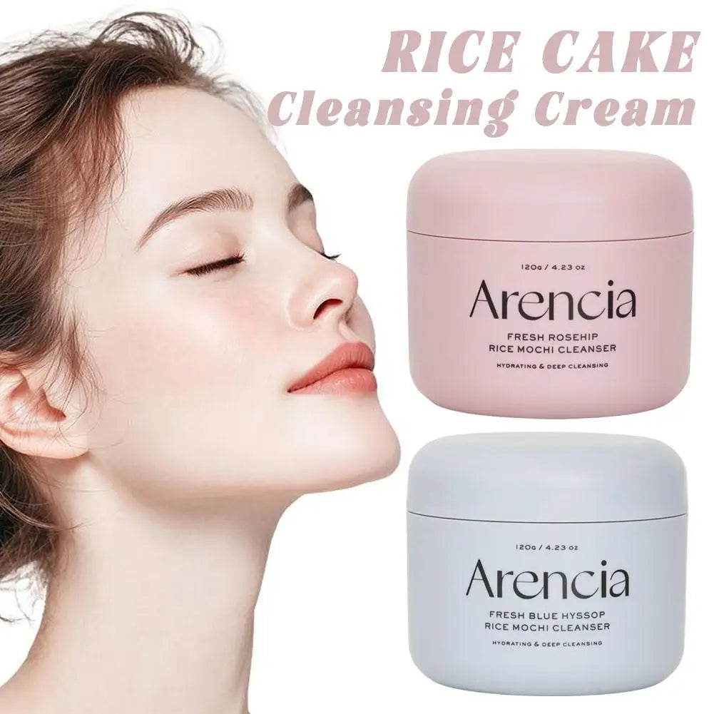 Arencia Green Rice Mochi Facial Cleanser 120g | Gentle Face Wash