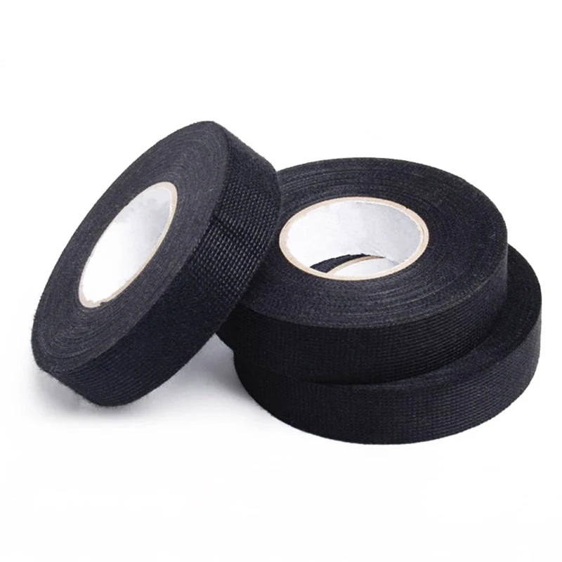 New Electrical Tape Heat Resistant Harness Tape Adhesive Cloth Tape Waterproof Tape Insulating Automotive Fabric Cloth Tape Peaceful Pleasures Health and Wellness