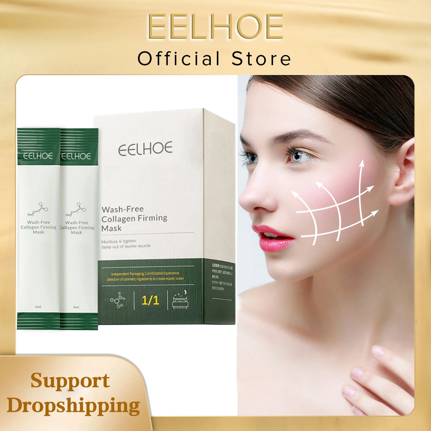 Korean Collagen Firming Sleeping Mask 20pcs | Overnight