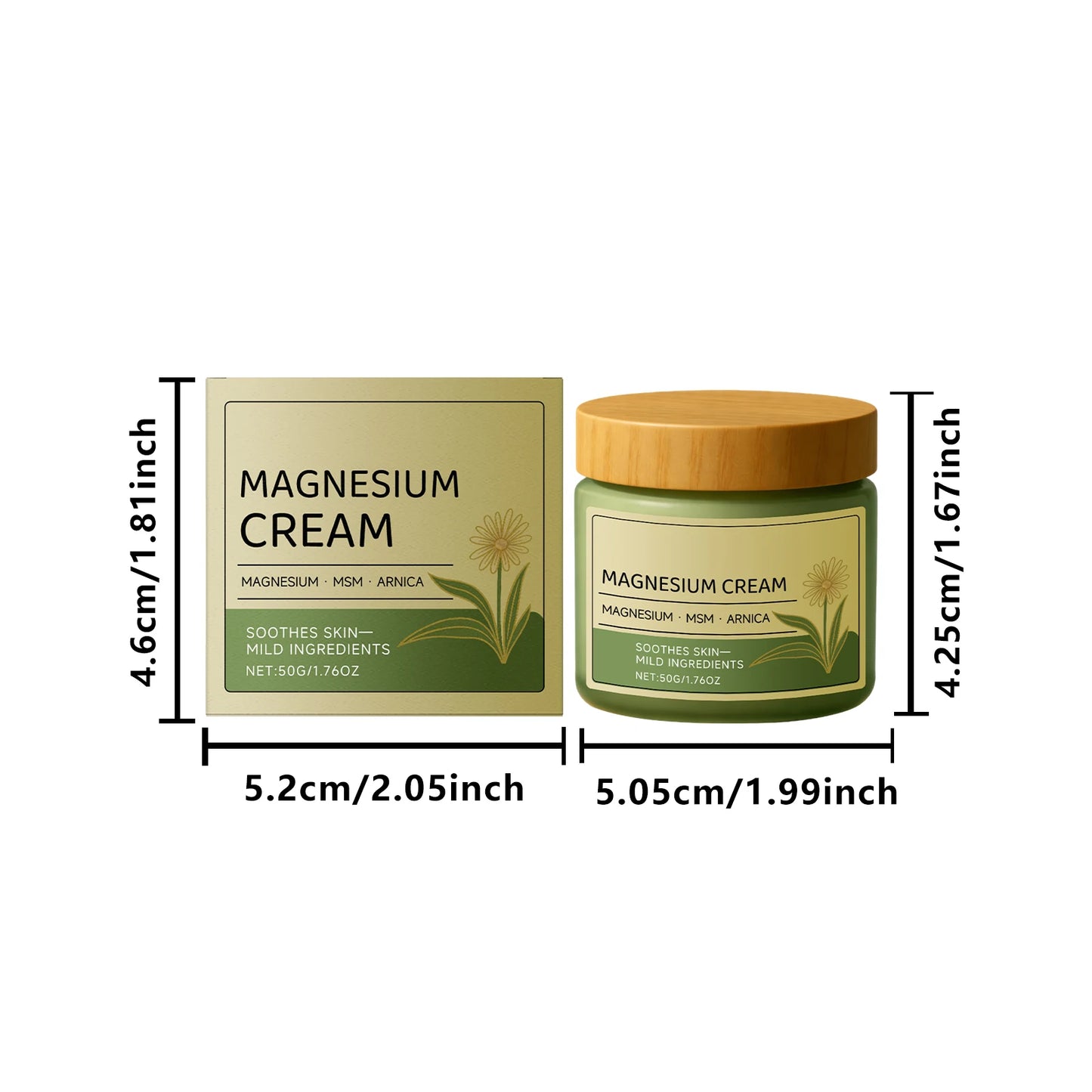 Magnesium Cream for Muscle & Nerve Relief – Body Massage Peaceful Pleasures Health and Wellness