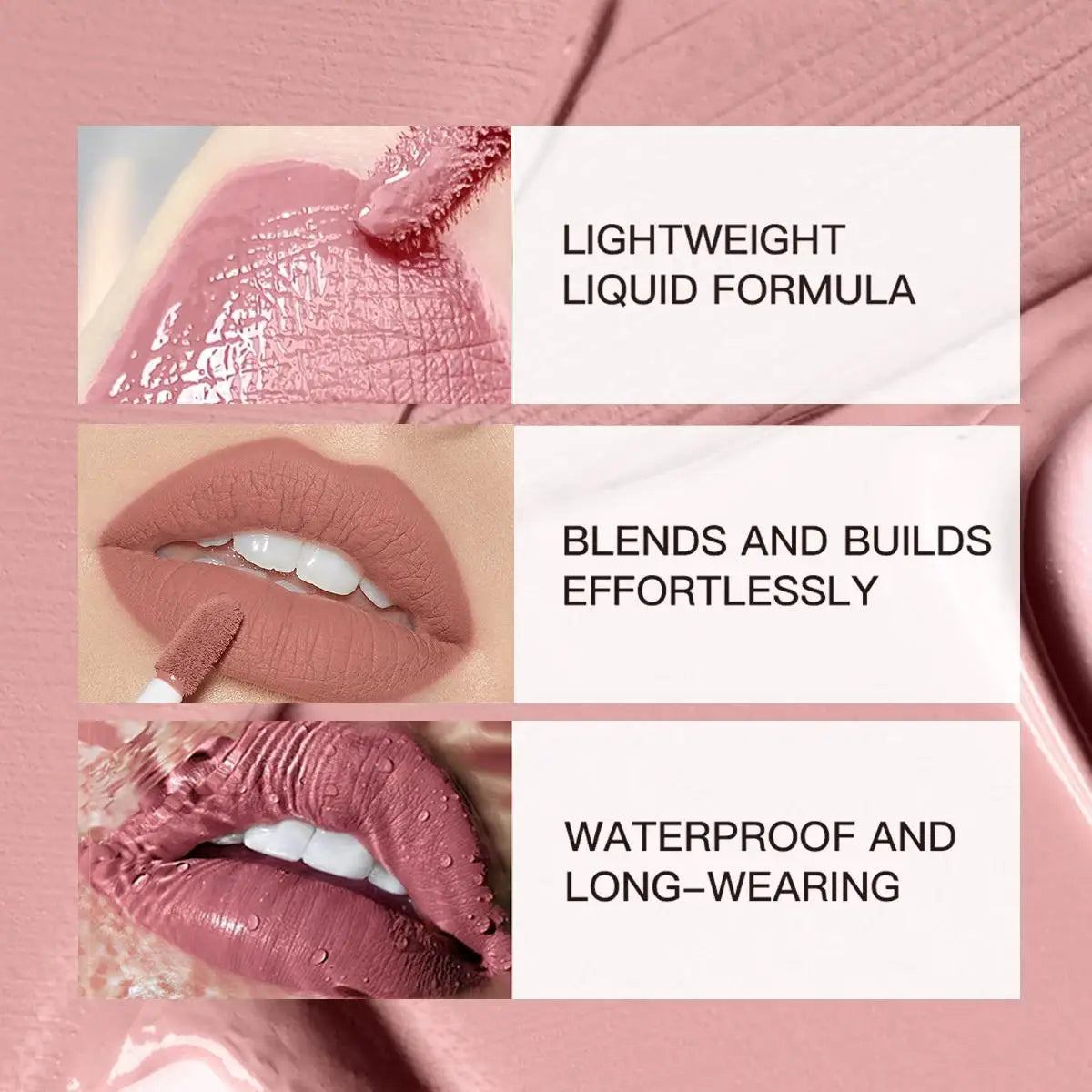 Fit Colors Velvet Matte Liquid Lipstick – Waterproof, Long-Lasting
