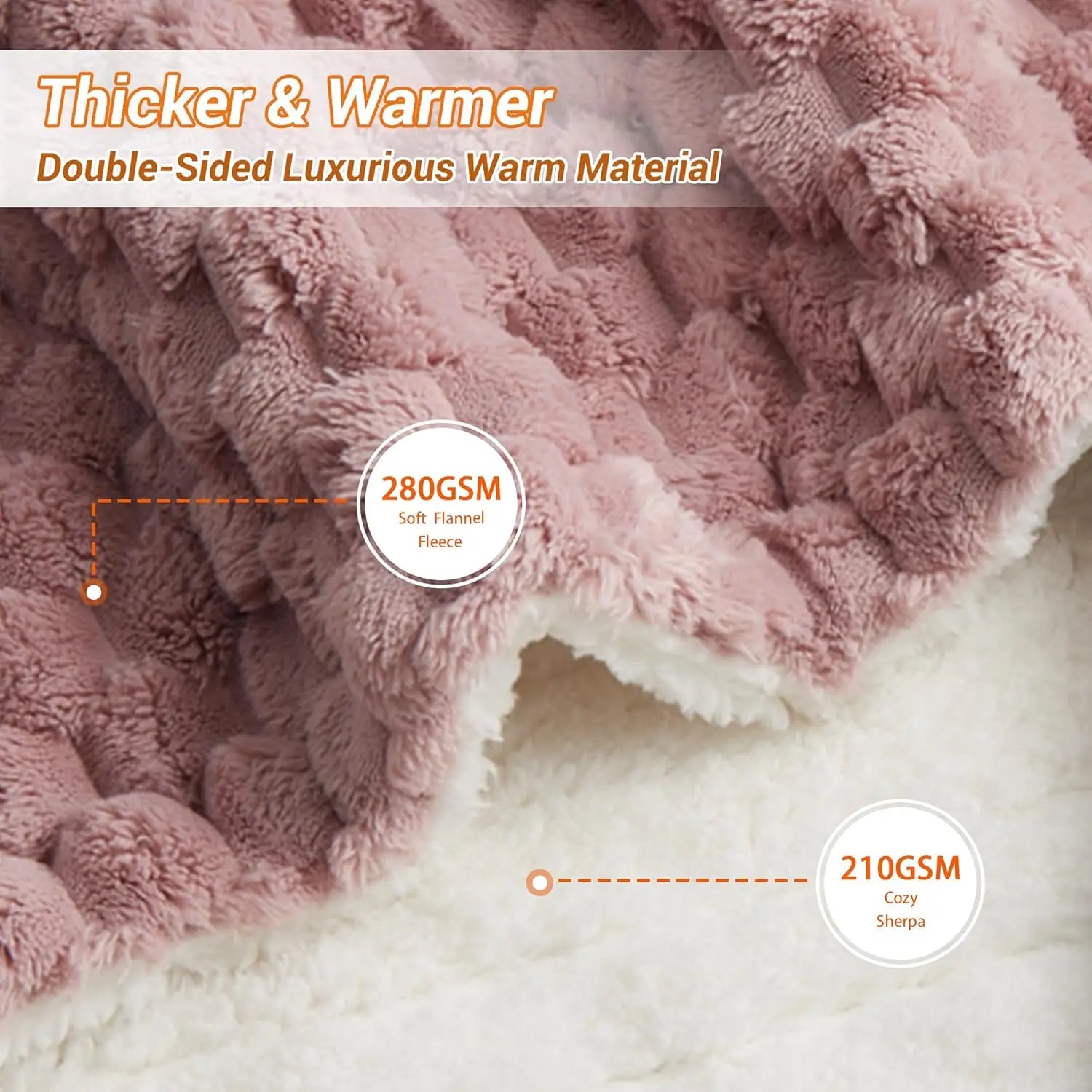 Twin Size Electric Heated Blanket 62x84 – Dual-Sided Fleece Sherpa, 10 Heat Levels Electric Heated Blanket Peaceful Pleasures Health and Wellness