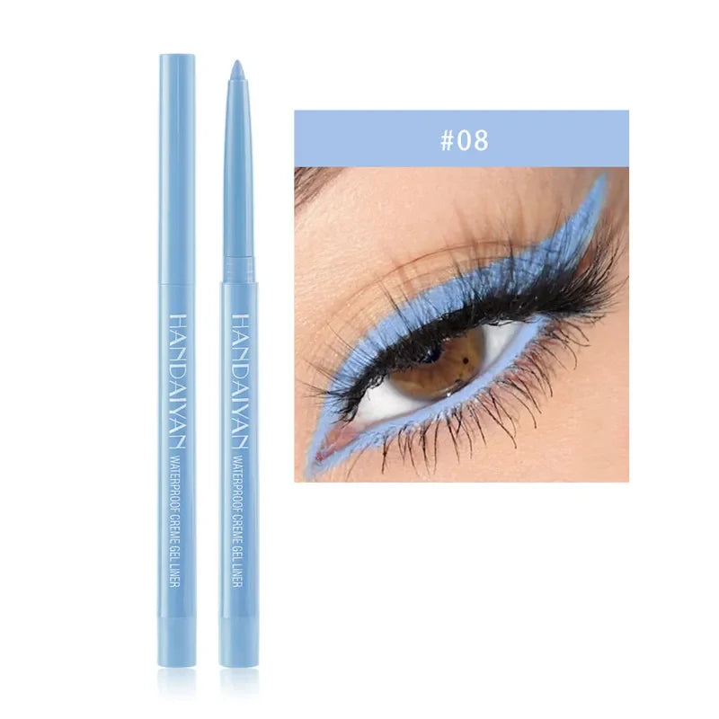 Handaiyan 20-Color Waterproof Matte Gel Eyeliner Pencil