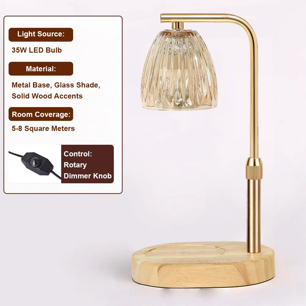 RUNTOIN 35W Dimmable Candle Warmer Lamp – Adjustable Height