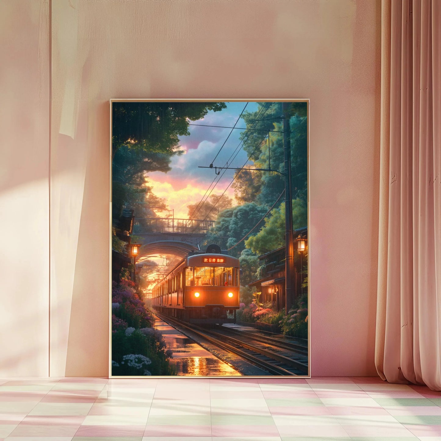 Anime Ramen Shop Canvas Print | Tokyo Street Wall Art