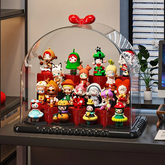 Modular Clear Acrylic Display Case | DIY Interlocking Storage Box Collectible Display Case Peaceful Pleasures Health and Wellness