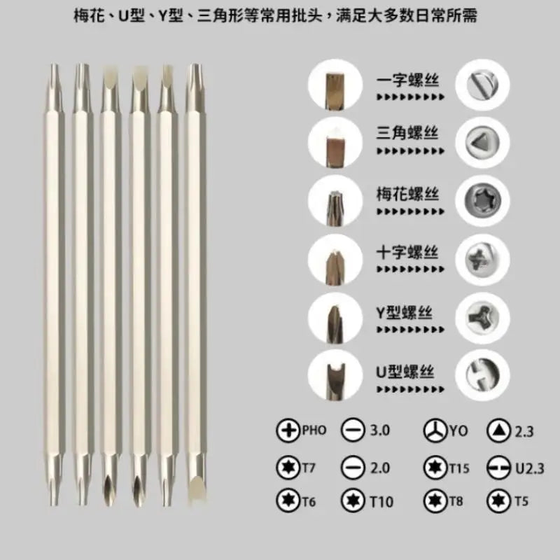 12-in-1 Magnetic Screwdriver Set | Portable Household Tool Kit