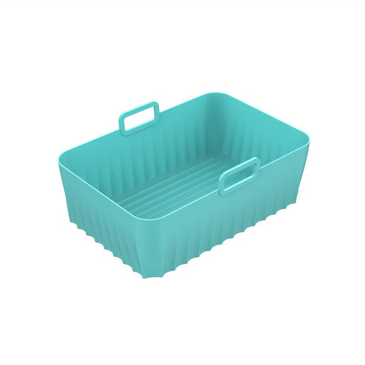 Leeseph Air Fryer Silicone Liners, Reusable Non-Stick Pot Oven Liner Baking Tray, Air Fryer Basket Air Fryer Accessories Peaceful Pleasures Health and Wellness Blue China Mainland