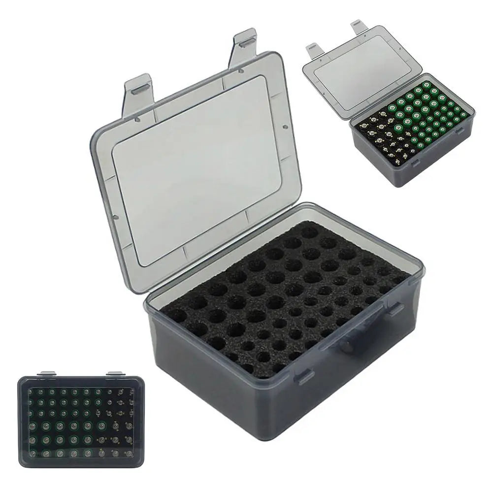 Battery Storage Case – Holds 24 AA & 30 AAA Batteries