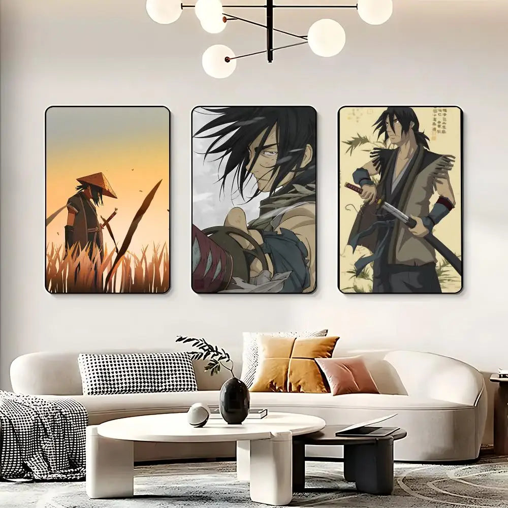 Movie S-Sword of the Stranger Poster HD Self Adhesive Waterproof Wall Art Ideal for Home Office Dorm Bedroom Great Gift Peaceful Pleasures Health and Wellness