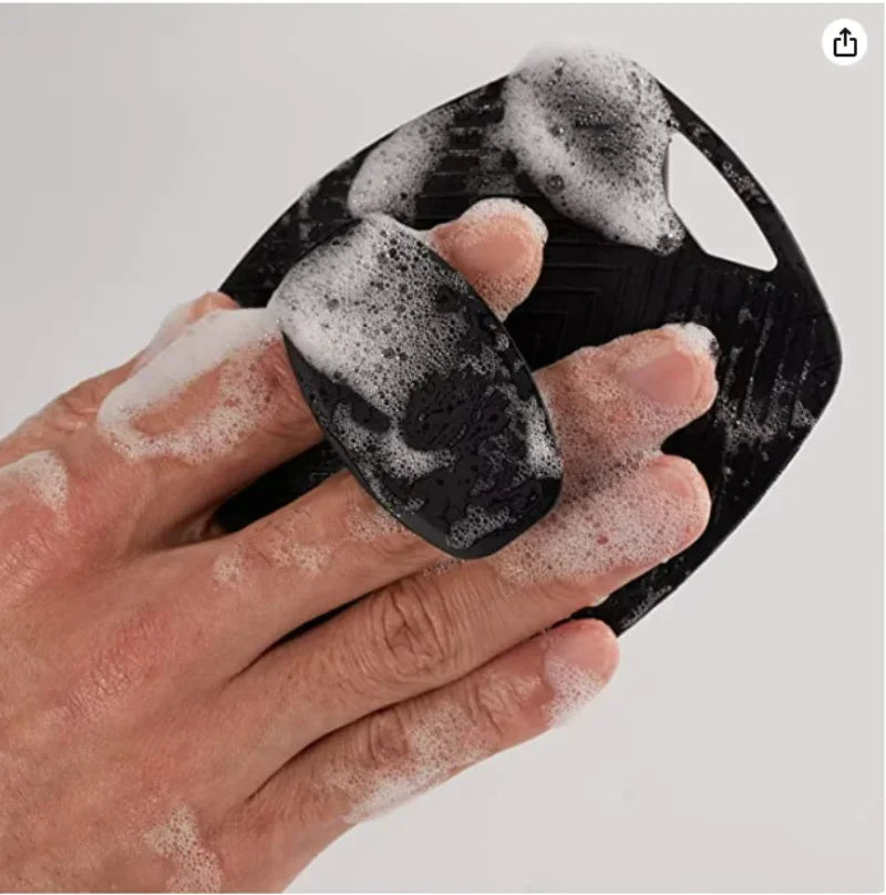 Soft Silicone Body Scrubber – Gentle Exfoliating Shower Brush