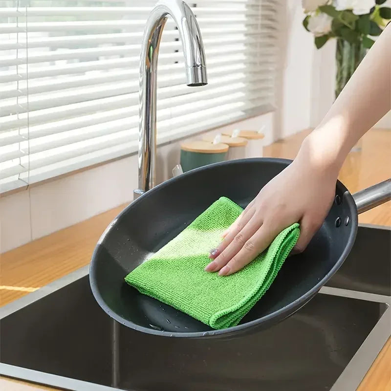 Microfiber Cleaning Cloths – Absorbent Kitchen & Bathroom Rags