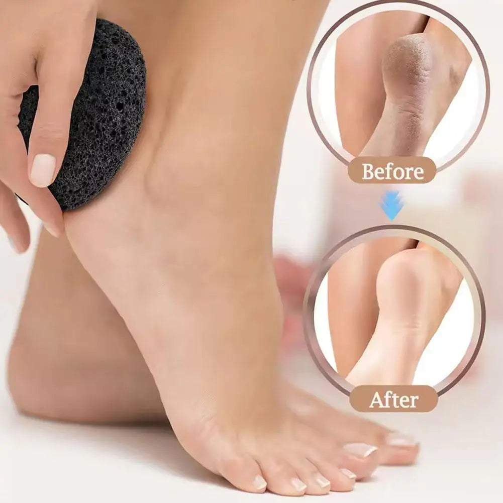 Natural Pumice Stone for Exfoliation - Unscented,Foot & Hand Foot File, Remover for Smooth Feet and Hands, Ideal for Home Use Peaceful Pleasures Health and Wellness