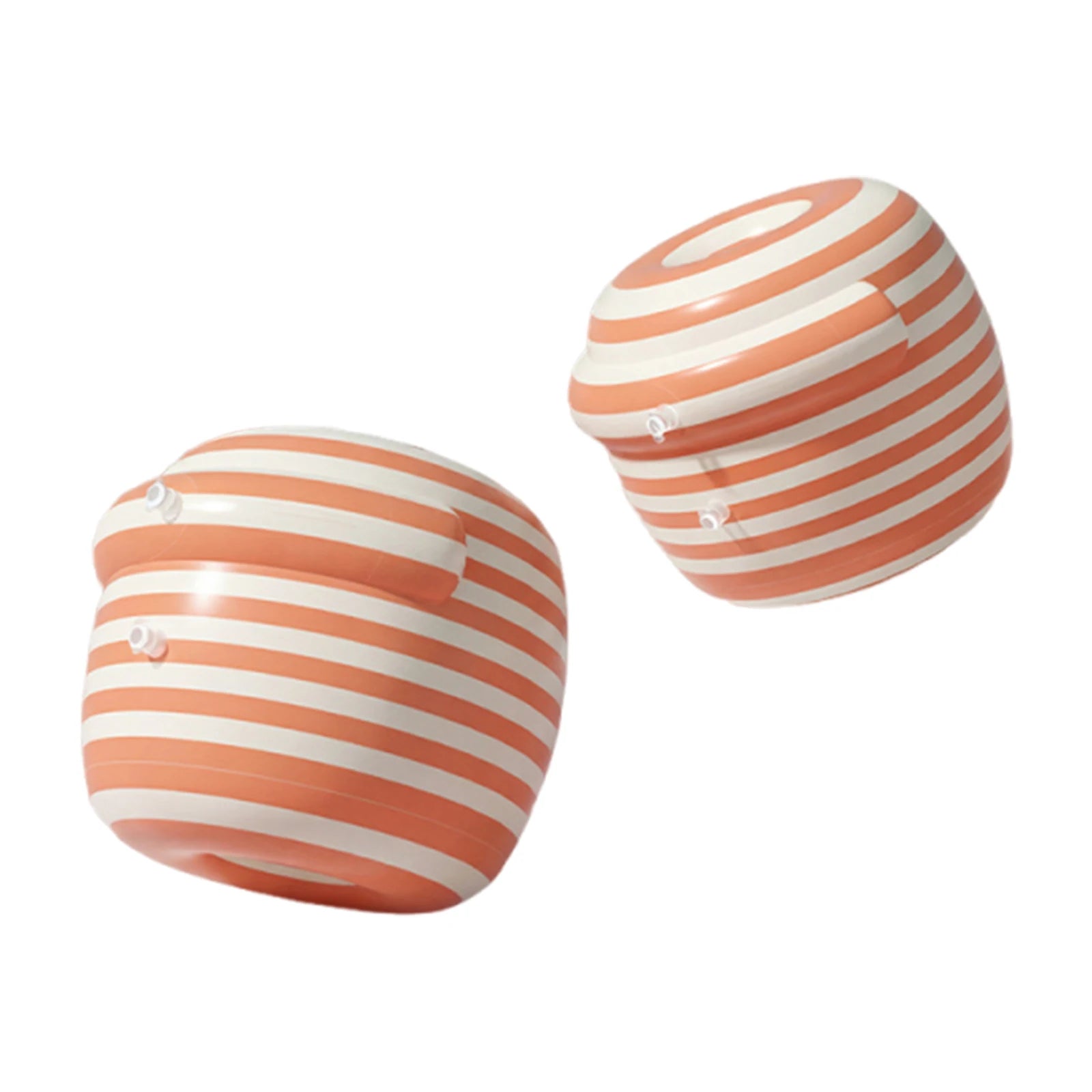 Toddler Floaties for Kids and Adults Inflatable Swimming Arm Bands Striped Pool Floats Sleeves for Toddlers Kids 3-5-6-12 Years Peaceful Pleasures Health and Wellness Orange