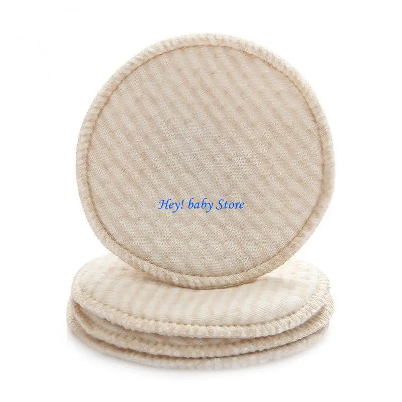 Reusable Cotton Nursing Breast Pads – Soft & Absorbent 4-Pack