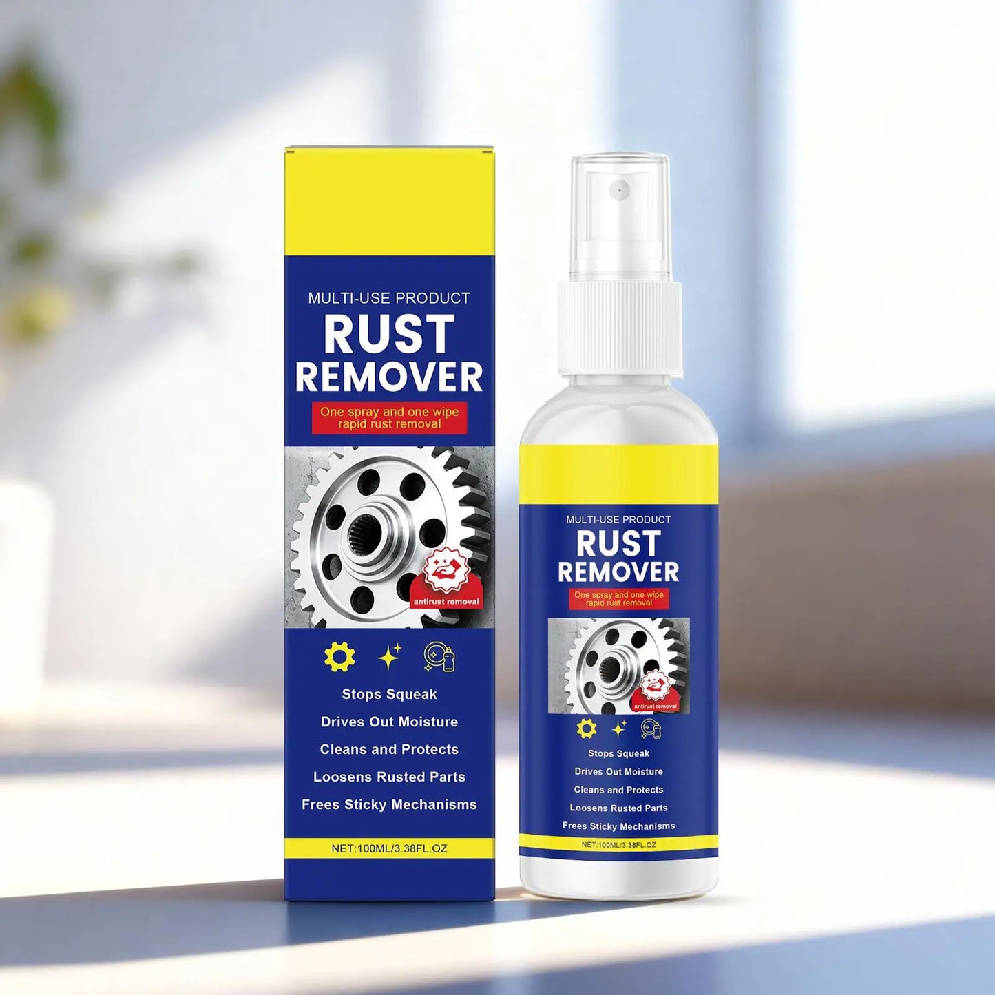 All-Purpose Rust Remover Spray 100ml – Metal, Car & Home