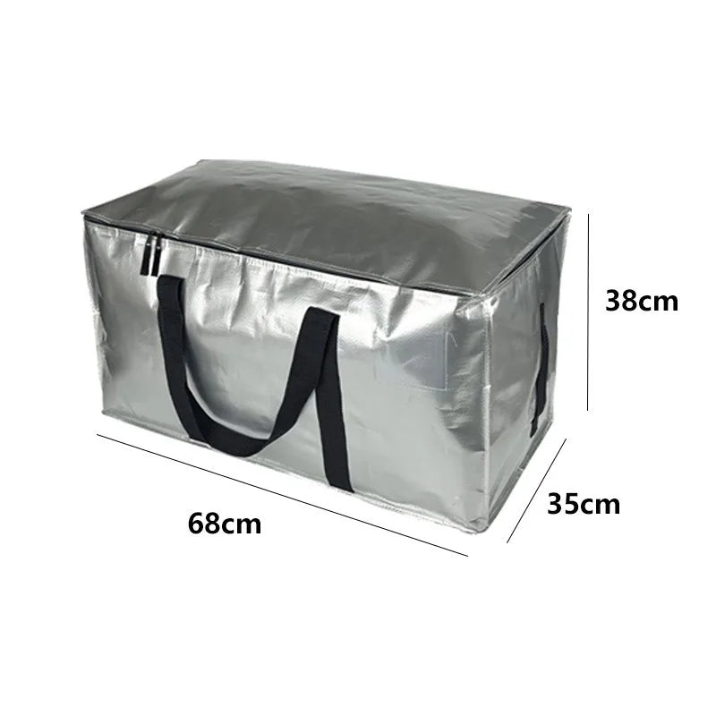 Large Heavy Duty Waterproof Woven Moving Storage Bag – Foldable