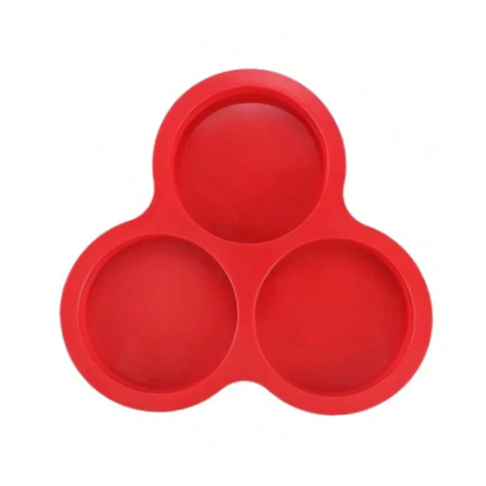 2-Pack Silicone 3-Cavity Egg Muffin Mold for Air Fryer & Oven