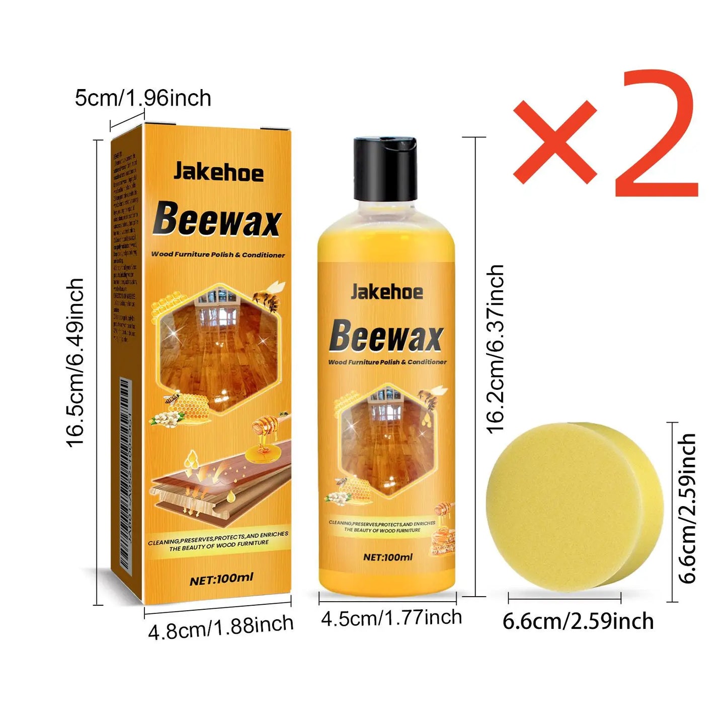Beeswax Wood Floor Cleaner & Polish – Shine, Protect & Clean
