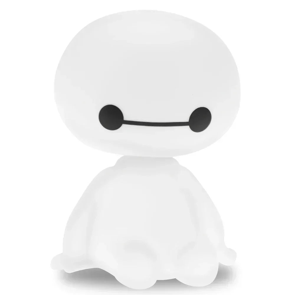 Cartoon Robot Shaking Head Figure Car Ornaments Auto Interior Decorations Big Hero Toys Ornament Peaceful Pleasures Health and Wellness