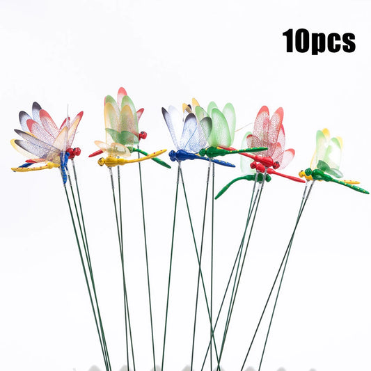 Simulation Dragonfly Stakes Waterproof Garden Decoration Patio Home Peaceful Pleasures Health and Wellness Default Title