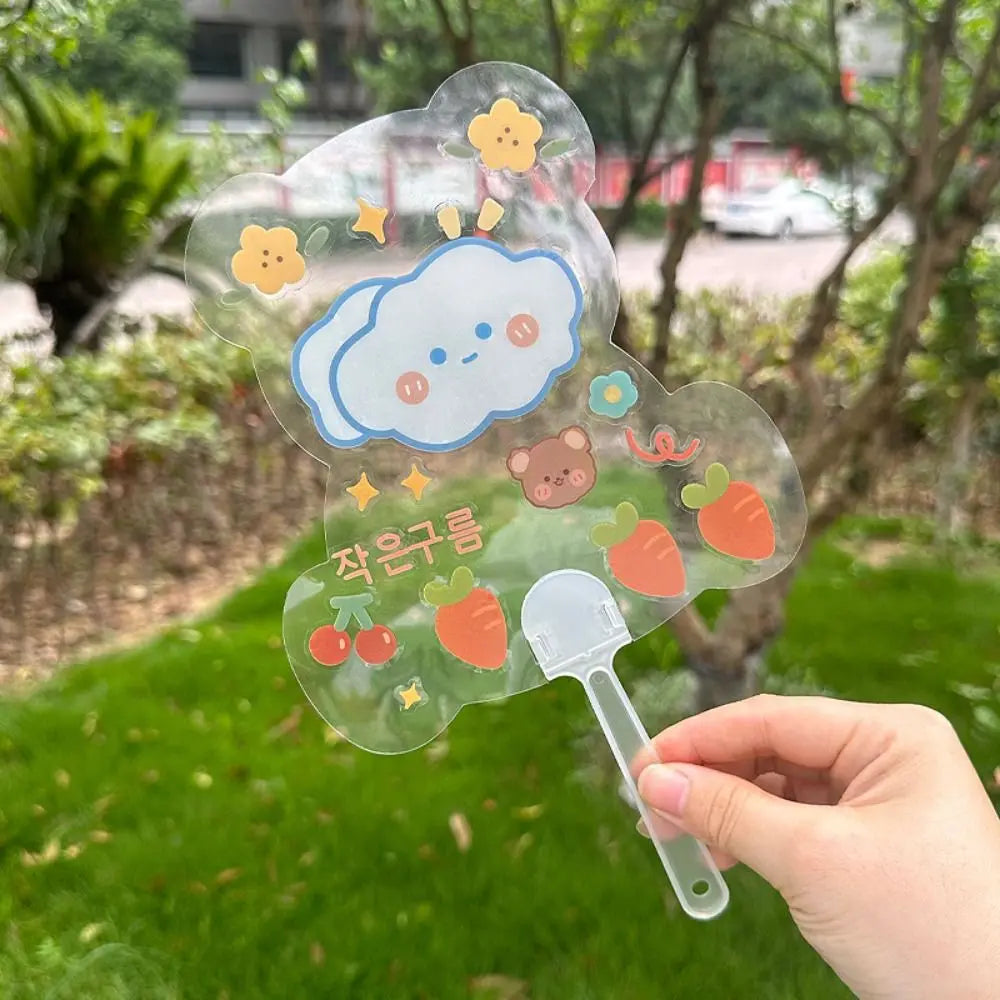 10-Pack Transparent Mini Fan Handles – DIY Replacement Parts