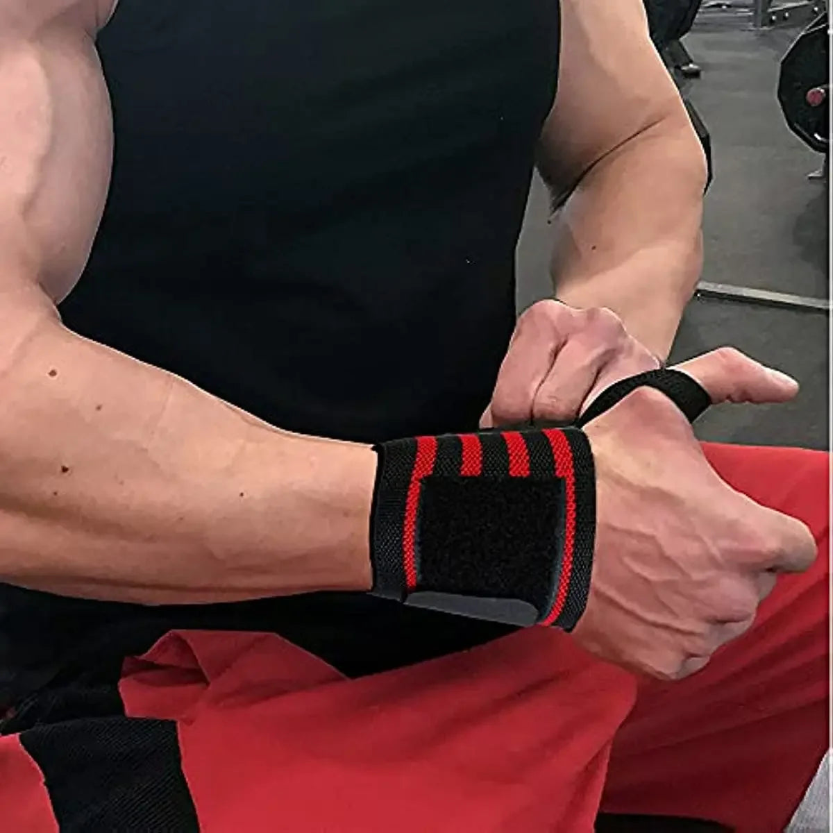 Wrist Support Gym Strap Camouflage Adjustable Wristband Elastic Wrist Wraps Bandages for Gym Weightlifting Protect Hand Wrap Peaceful Pleasures Health and Wellness