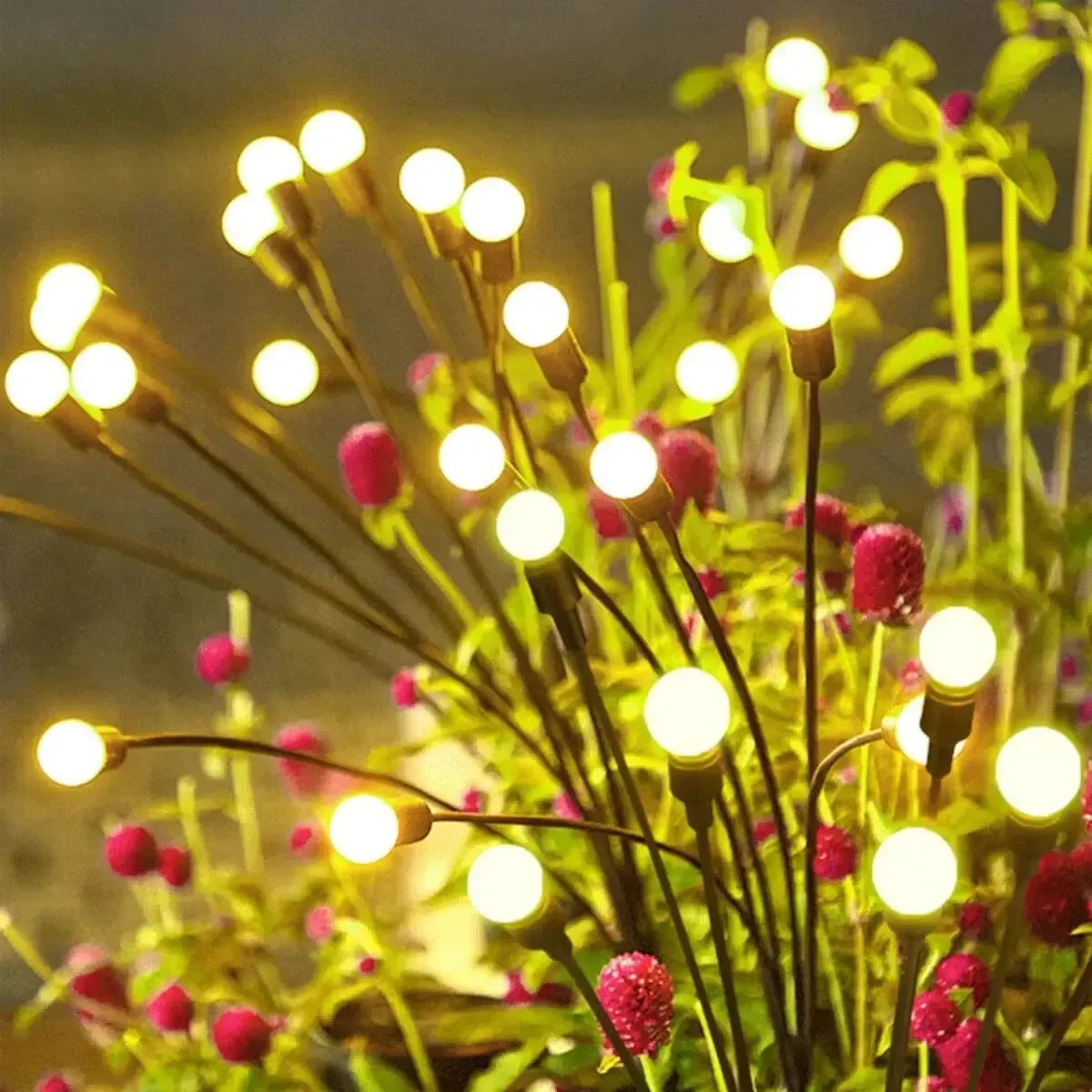 Solar Firefly Garden Light | 10 LED Waterproof Outdoor Decor