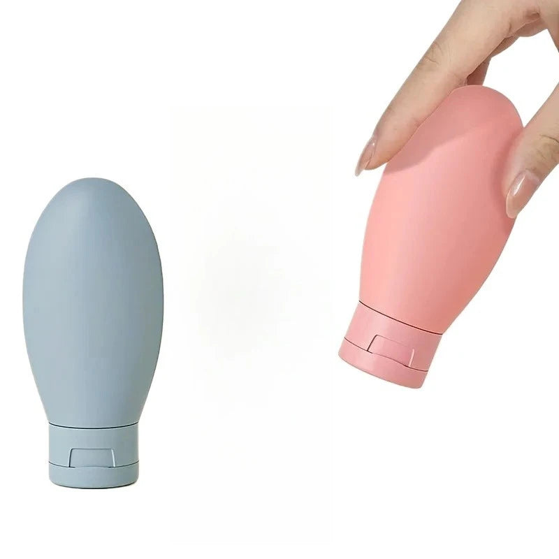 3pcs 1set Travel Refillable Cosmetic Containers 60ML Travel Bottles Set Mini Squeeze Bottles for Toiletries Shampoo Conditioner Peaceful Pleasures Health and Wellness