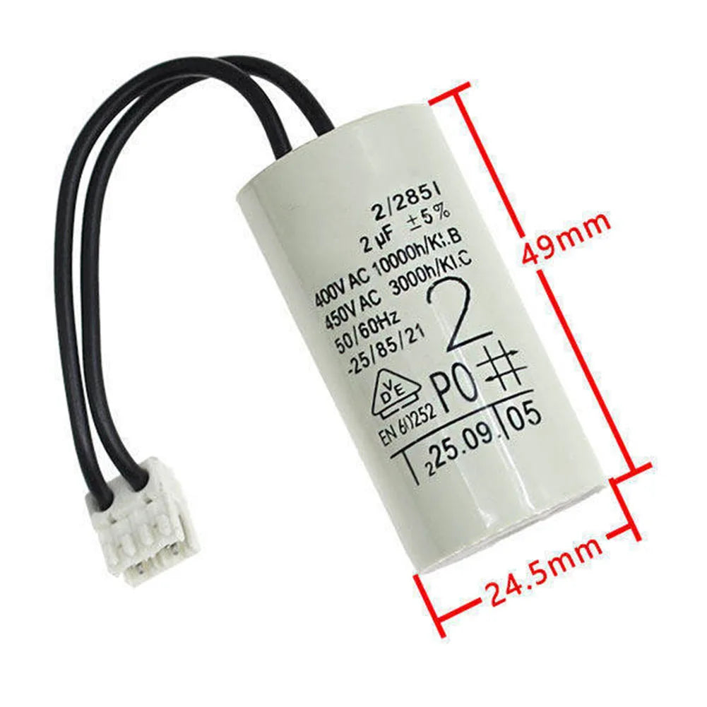 2uF Boiler Water Pump Capacitor for Heating Circulation Systems