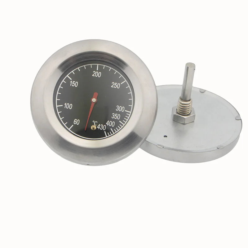 Barbecue BBQ Smoker Grill Stainless Steel Thermometer Temperature Gauge 60-430 for Kitchen Home Baking Household Cooking Peaceful Pleasures Health and Wellness