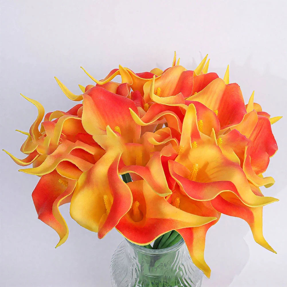 Calla Lily Artificial Bouquet – Wedding & Home Decor Flowers