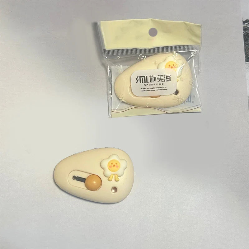 Cute Pebble Mini Art Knife – Portable Paper Cutter for School