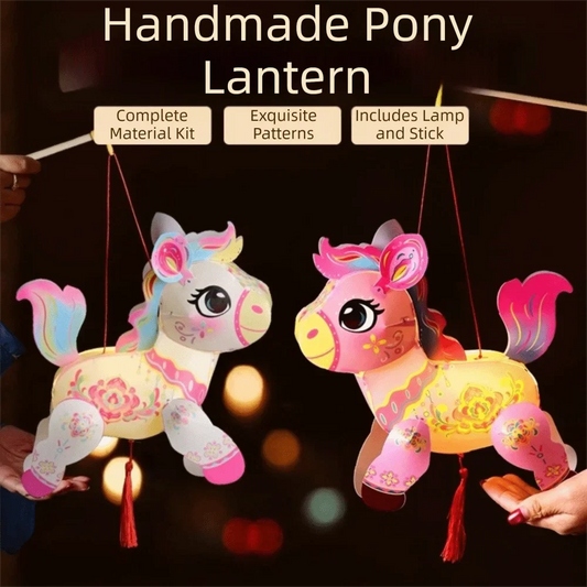 Chinese Zodiac Horse Handheld Lantern – Luminous PVC Festival Festival Handheld Lantern Oasis Select