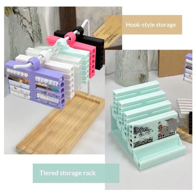 Nail Foil Storage Case Organizer Box For Transfer Paper Portable And Handy Display Stand For Salon Manicure Accessories Peaceful Pleasures Health and Wellness